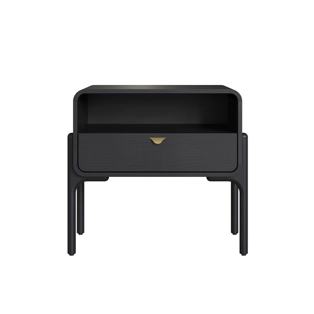 Mesa de noche negra - Imagen 4