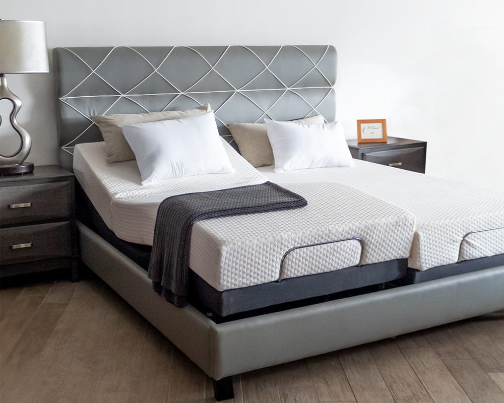 Base cama eléctrica ajustable posición gravedad cero Furniture City Guatemala