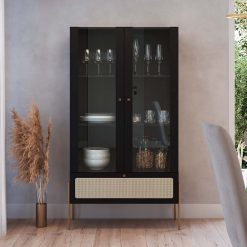 Glass Cabinet NERO